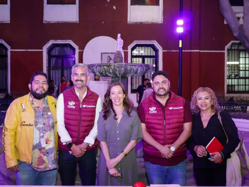 Pepe Chedraui rehabilita fuente en parque del Centro Histórico