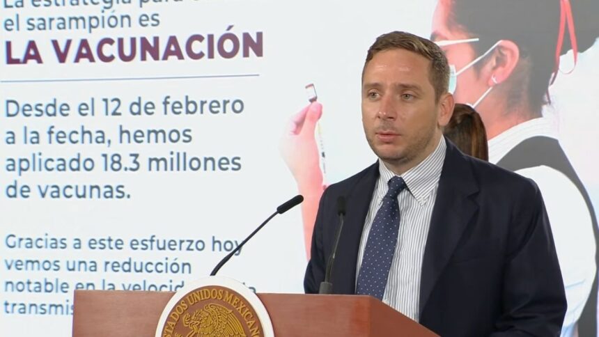México aplica 18.3 millones de vacunas contra el sarampión