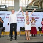 Sheinbaum y Durazo entregan pensión a 70 mil mujeres en Sonora