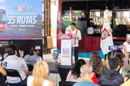 Oaxaca finaliza 35 rutas de BinniBus en Valles Centrales