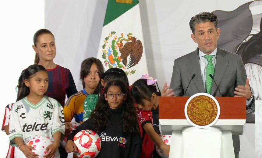 Irarragorri respalda plan de Sheinbaum para formar futbolistas mexicanos