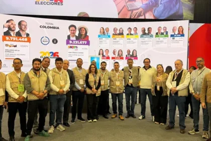 Alito Moreno observa comicios presidenciales en Colombia 2026