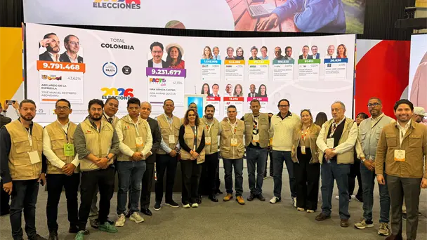 Alito Moreno observa comicios presidenciales en Colombia 2026