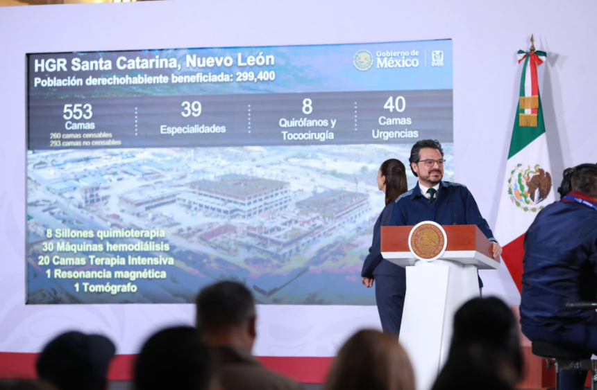 IMSS construye 21 hospitales para ampliar atención médica en México