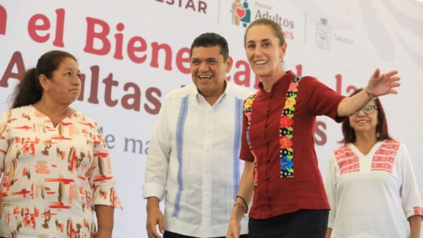Javier May respalda a Sheinbaum en gira por Tabasco