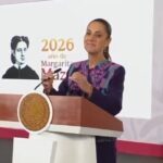 Sheinbaum supervisa sargazo, Parque del Jaguar y Tren Maya en QRoo