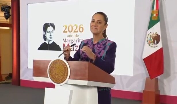 Sheinbaum supervisa sargazo, Parque del Jaguar y Tren Maya en QRoo