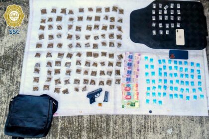 Detienen a dos por narcomenudeo y extorsión en colonia Obrera