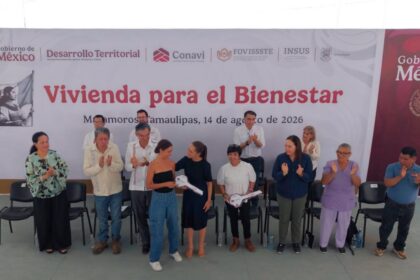 Sheinbaum entrega 382 viviendas y regulariza créditos en Tamaulipas
