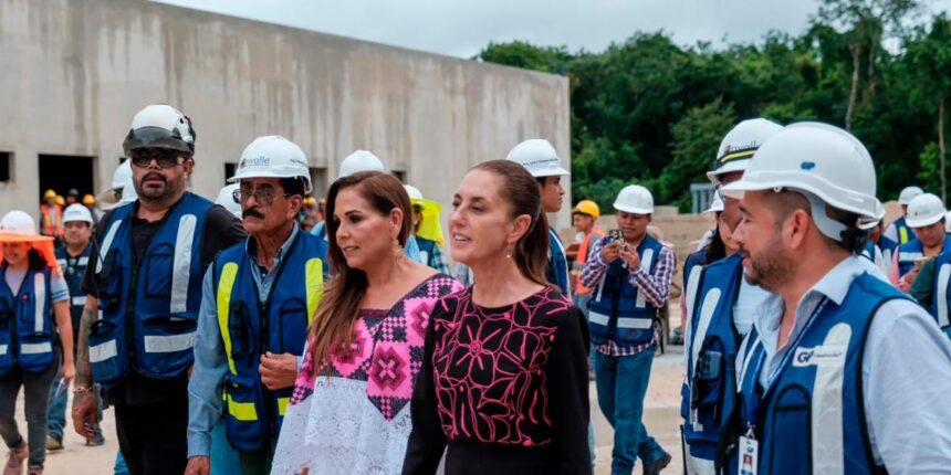 Sheinbaum supervisa hospitales y proyectos de salud en Chetumal