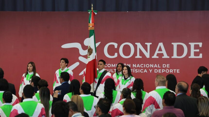 Delegación mexicana recibe bandera rumbo a Juegos de la Juventud 2026